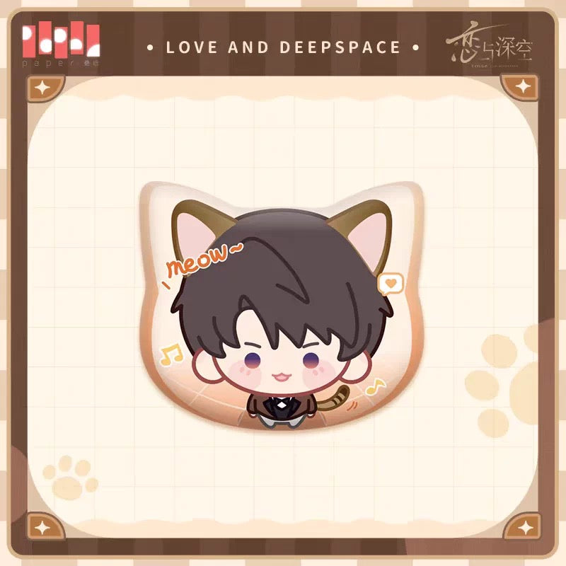 Love and Deepspace “The Cat Misses You” Series Chibi Tin Badge