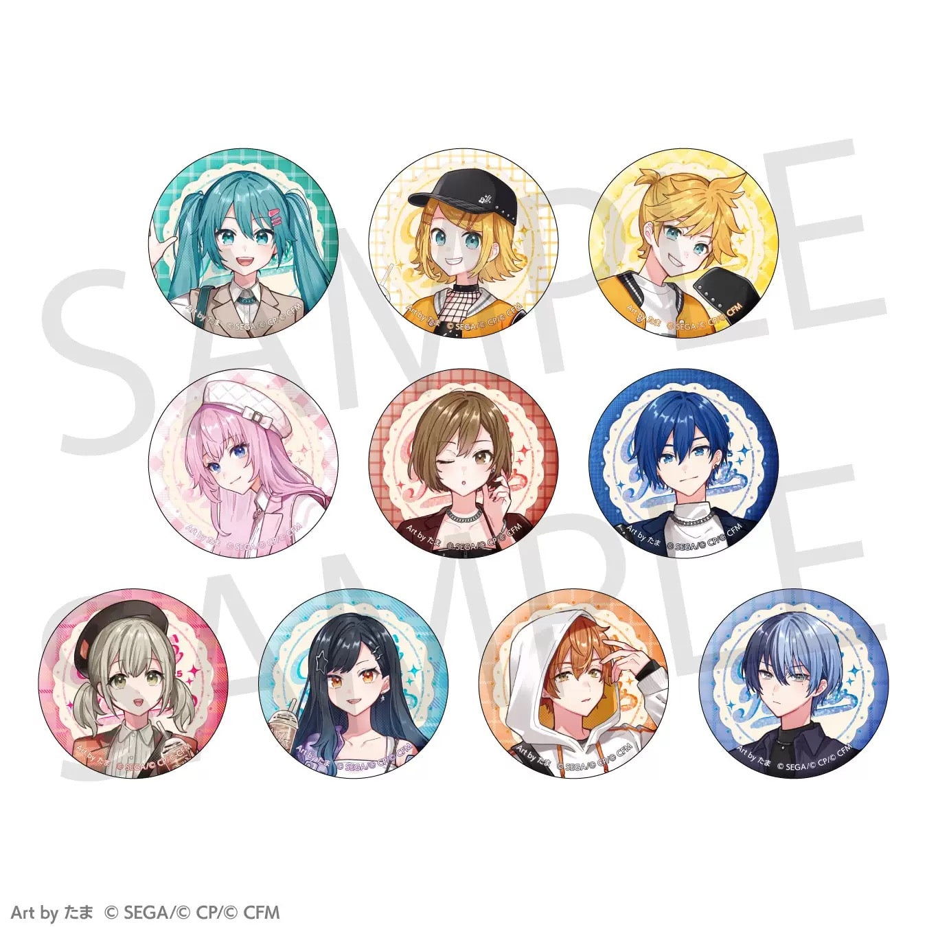 Project SEKAI Creators Festa 2025 Hologram Can Badge Collection Set A - Blind Pack