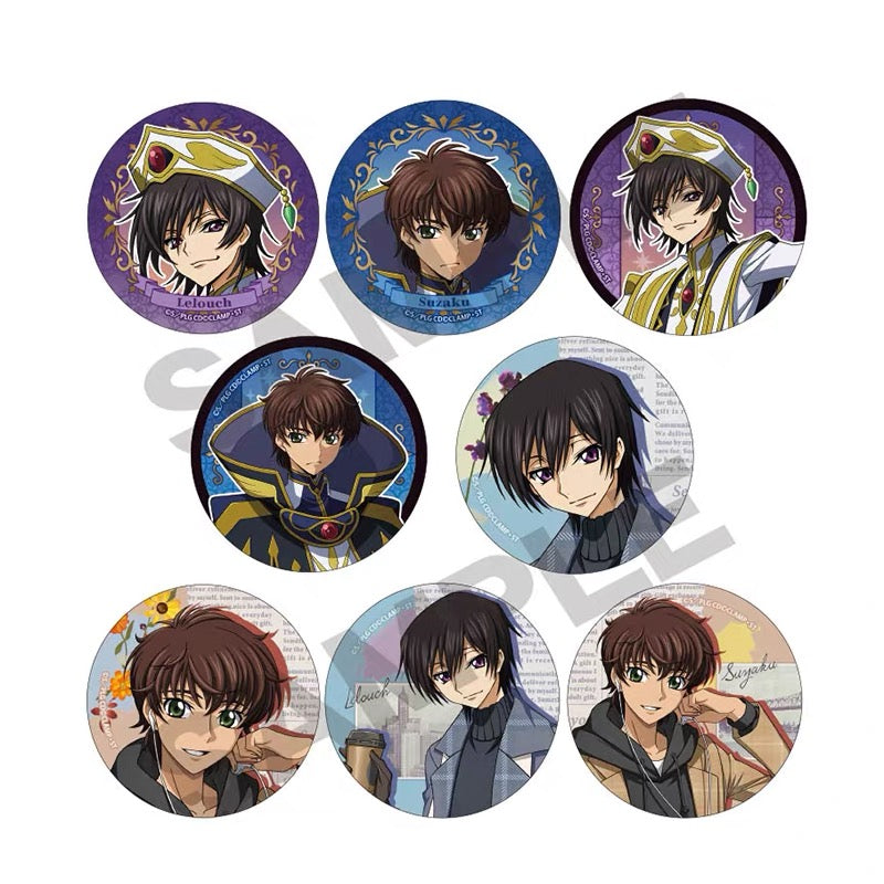 Code Geass: Lelouch of the Rebellion Lelouch & Suzaku Can Badge - Blind Pack