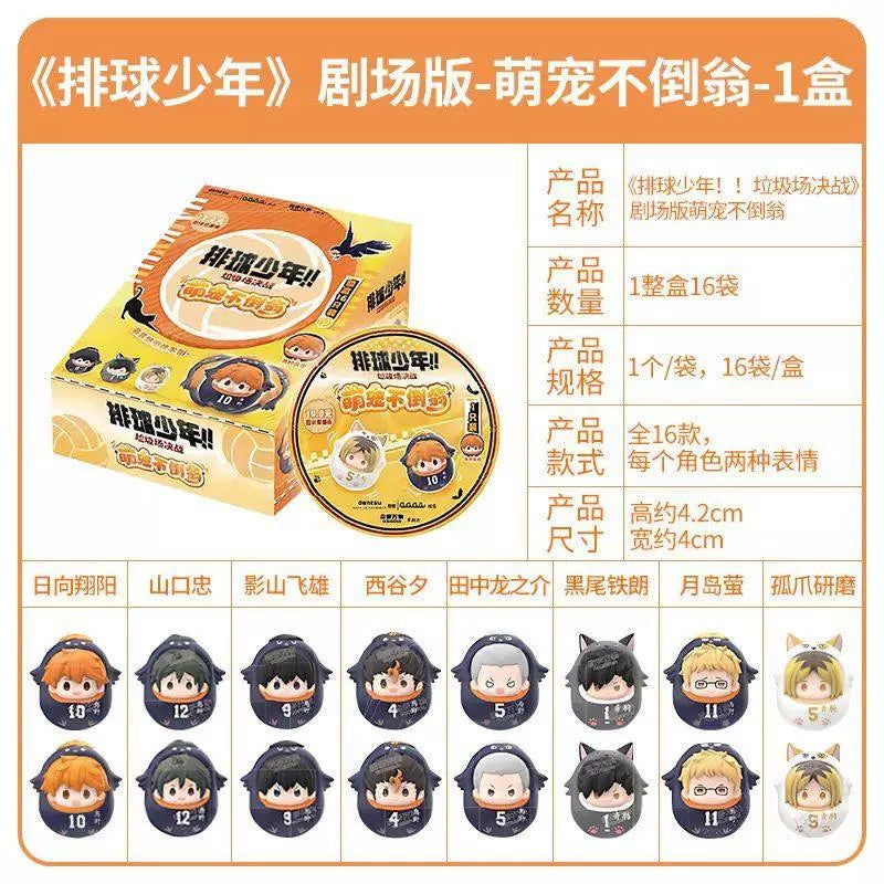 Haikyu!! The Dumpster Battle Movie Cute Roly-Poly - Blind Pack