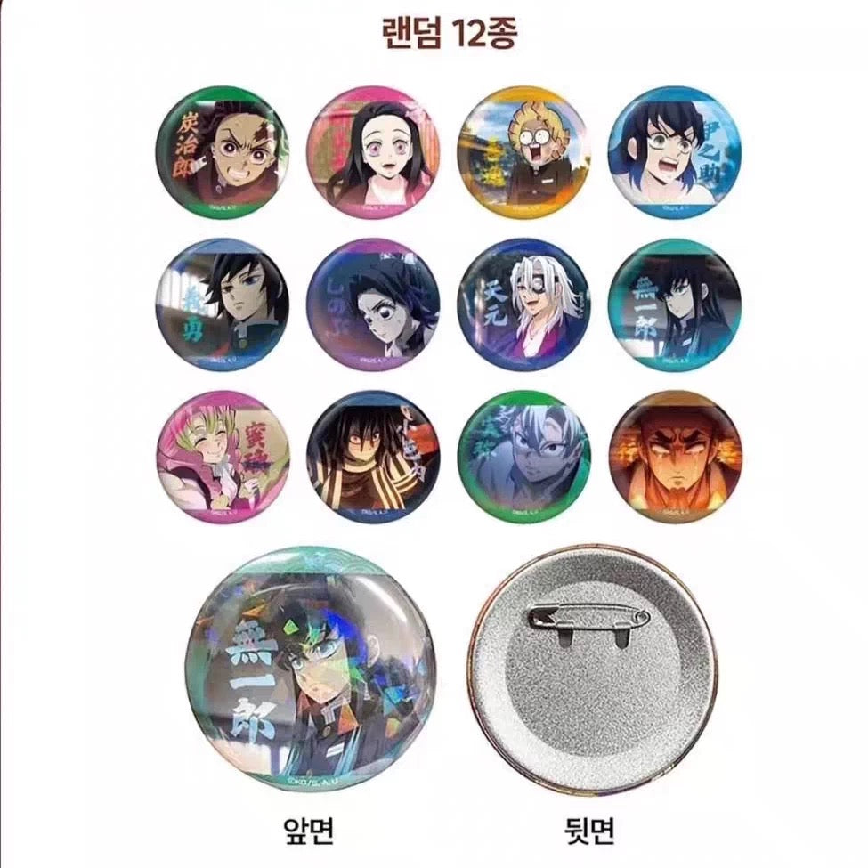 Demon Slayer Korean Badge - Blind Box