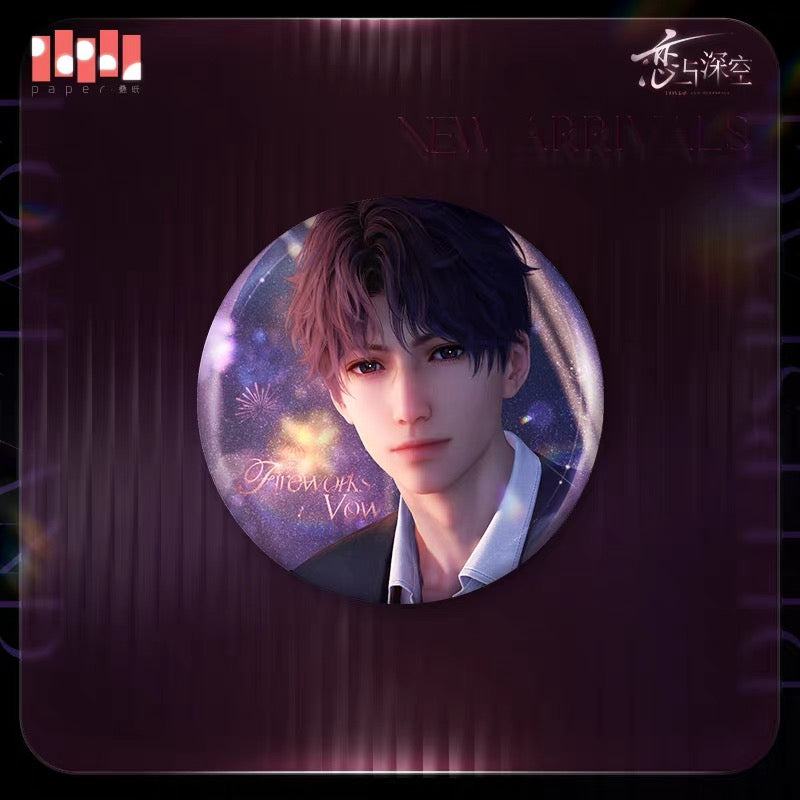 Love and Deepspace “Heartfelt Whispers” Series - Tinplate Badge