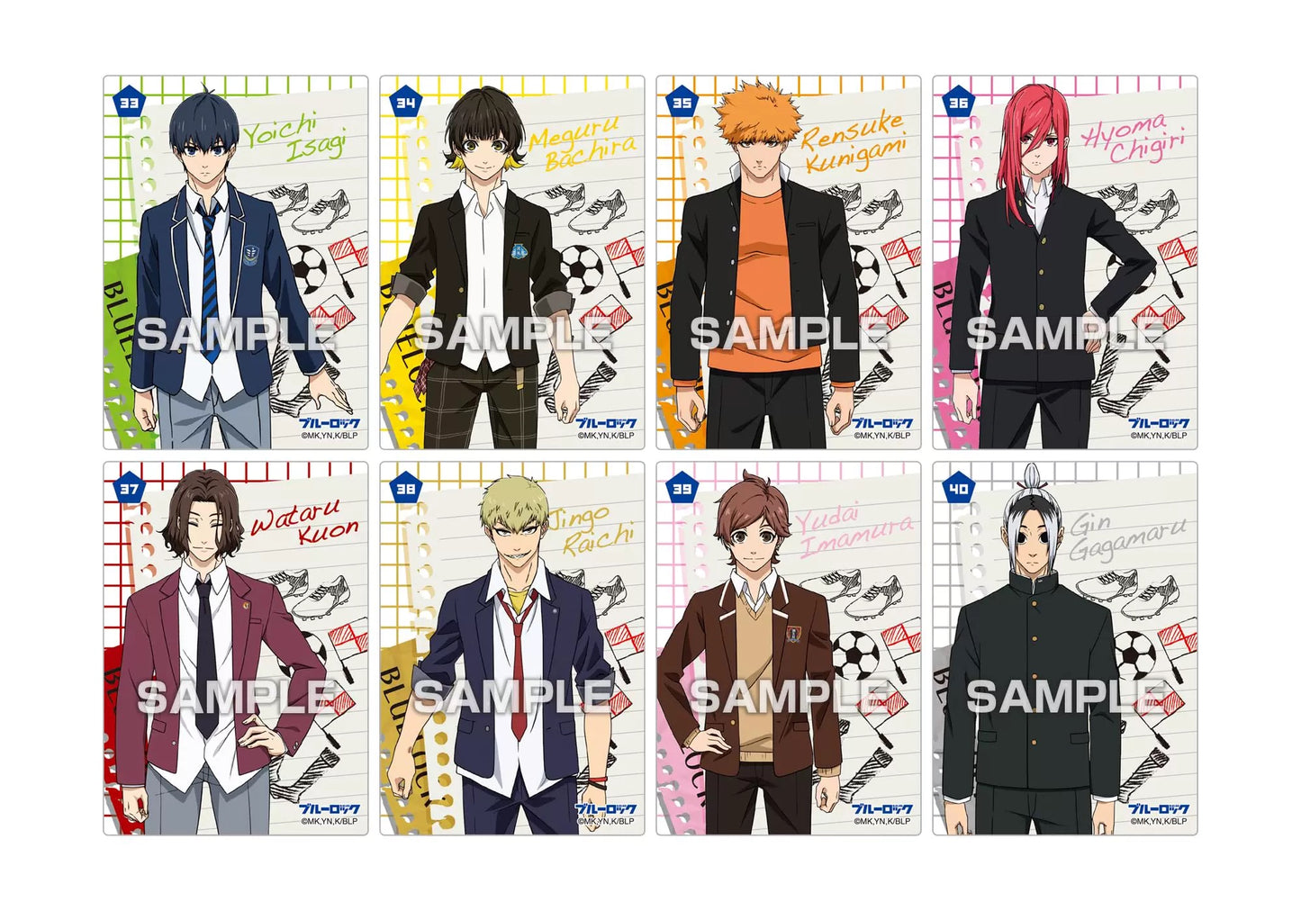 ENSKY Blue Lock Character Transparent Card Vol.2 - Blind Pack