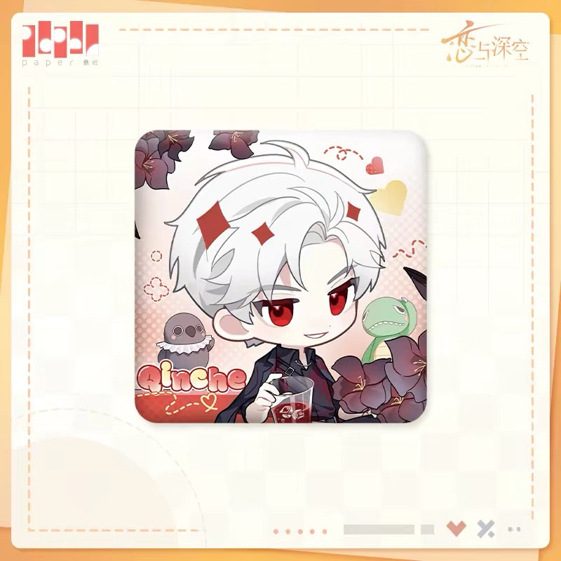 Love and Deepspace “Lingkong Q News” Series - Tinplate Badge
