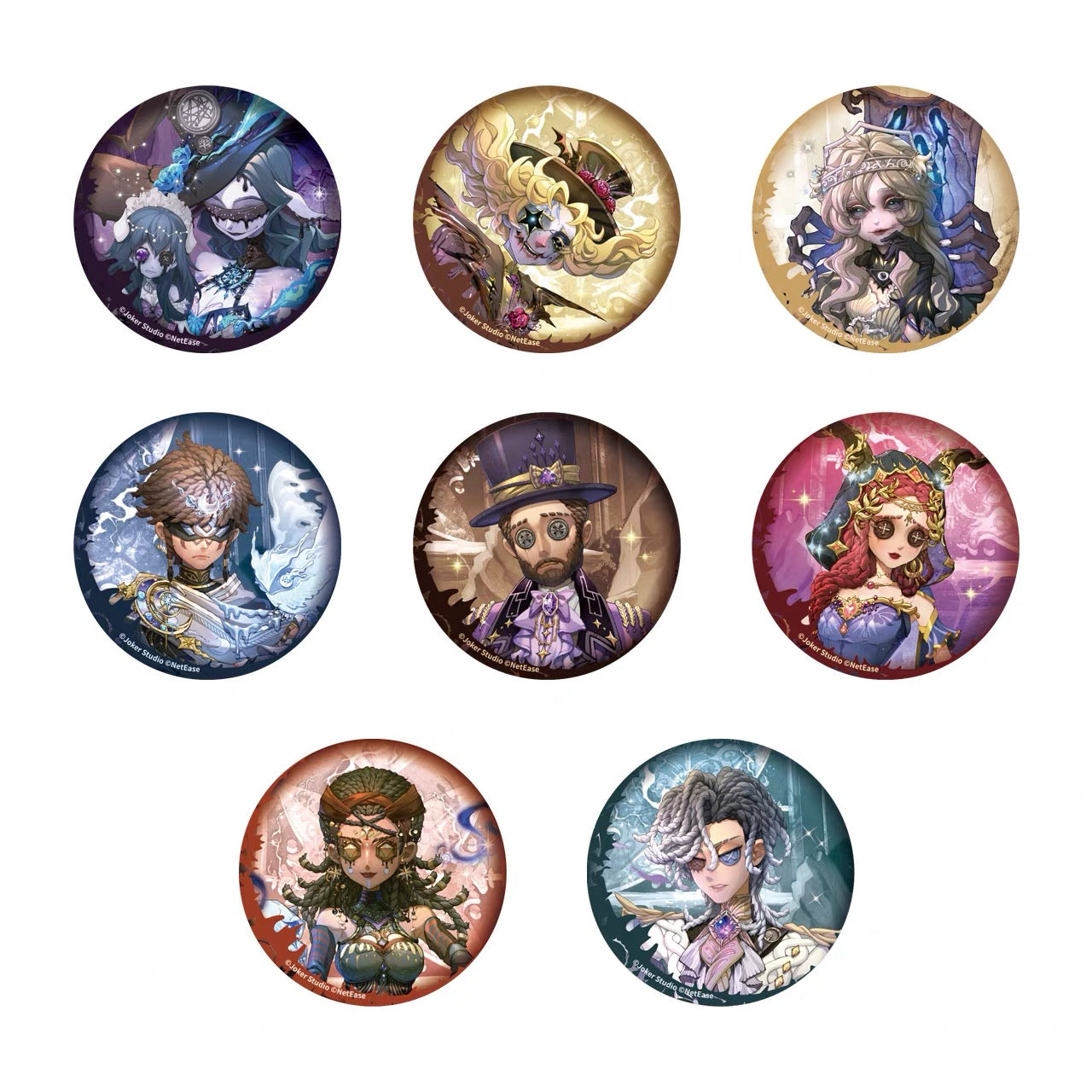 Identity V Magic Phantom Series Tinplate Round Badge - Blind Pack