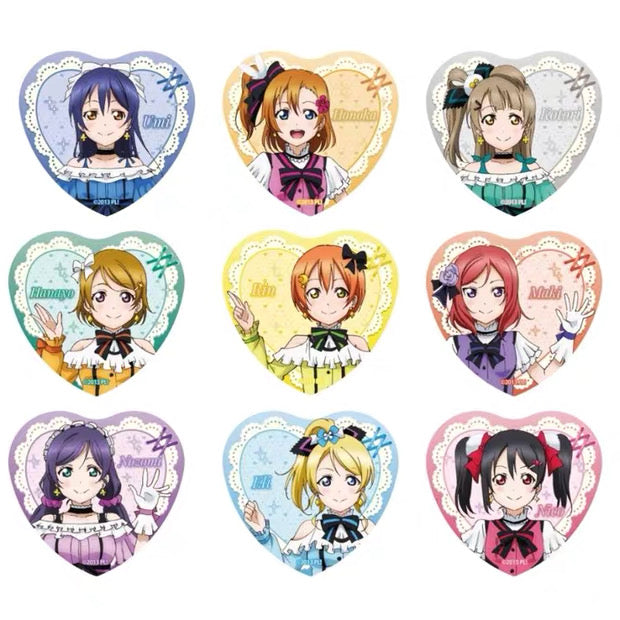 Love Live! KiRa-KiRa Sensation! Series Mini Badge - Blind Pack