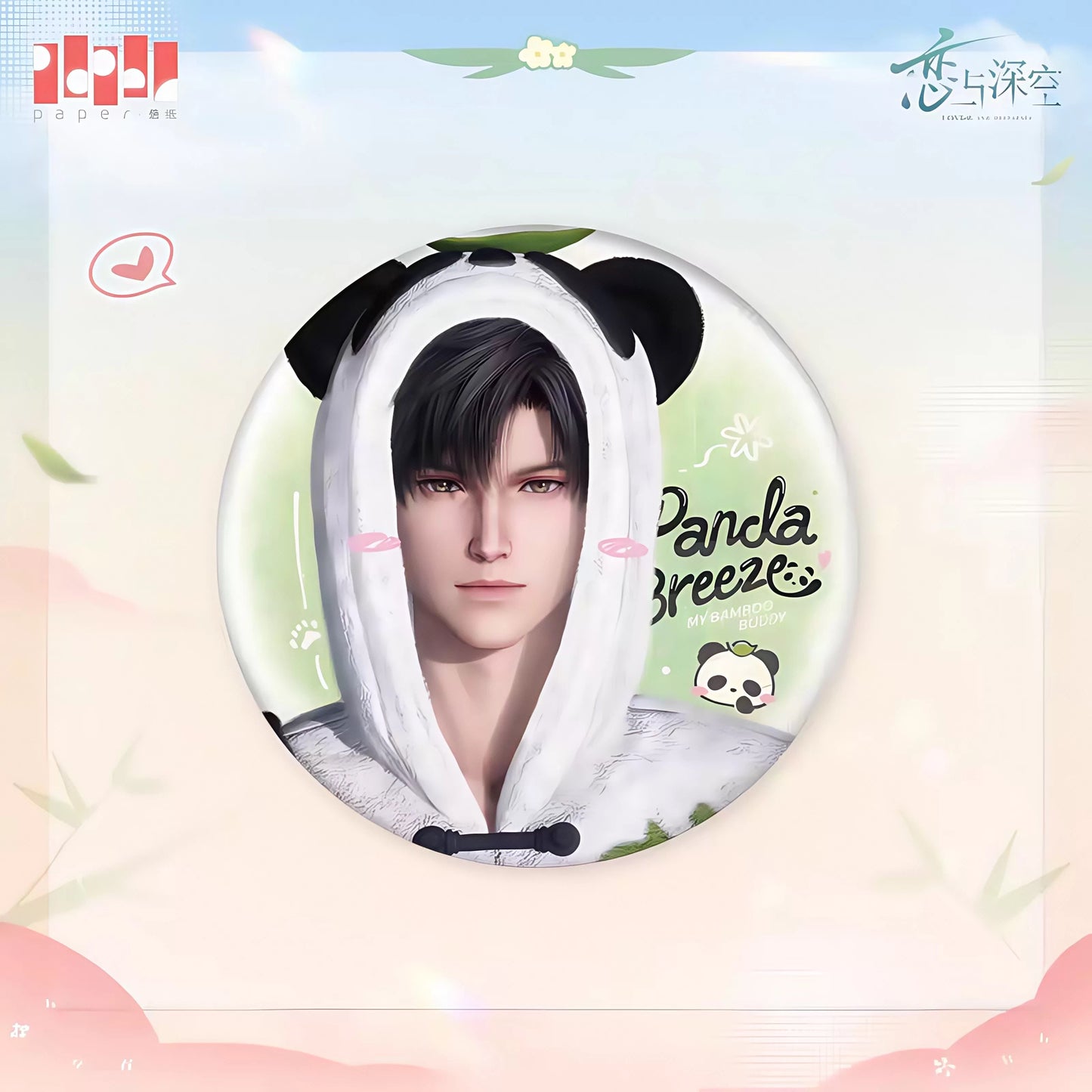 Love and Deepspace Panda Breeze Series - Can Badge