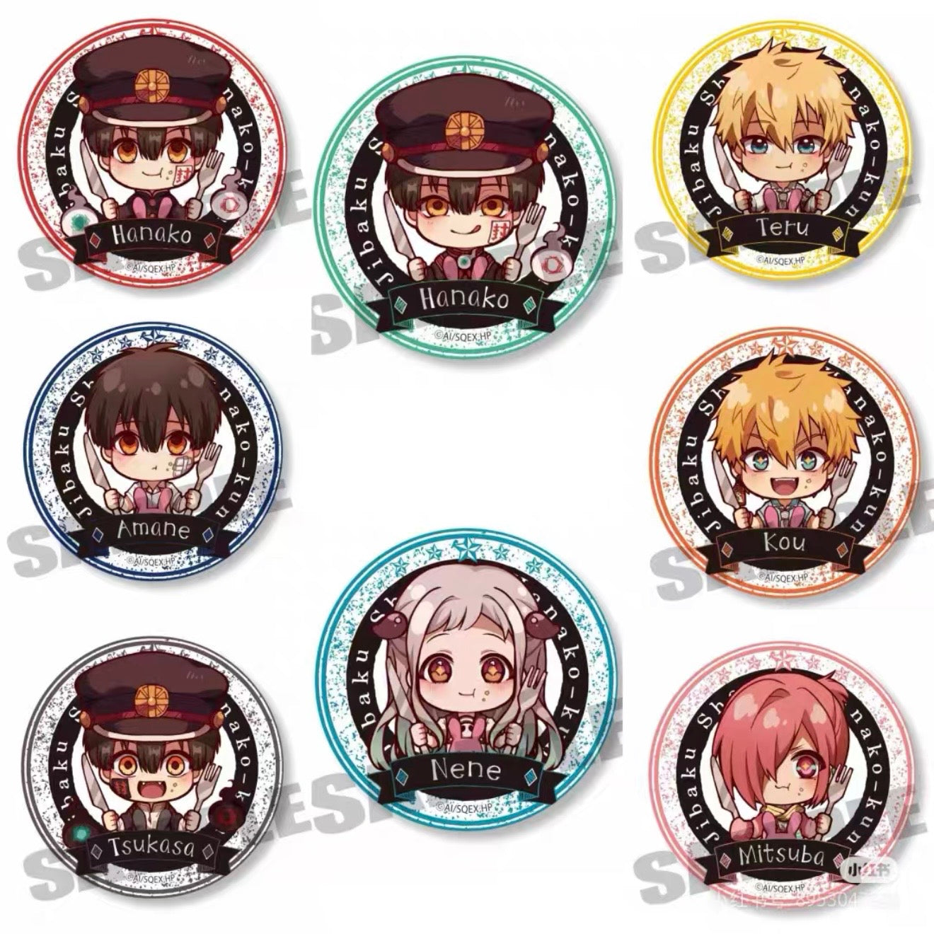 Toilet-Bound Hanako-kun Food Series Trading Can Badge - Blind Pack