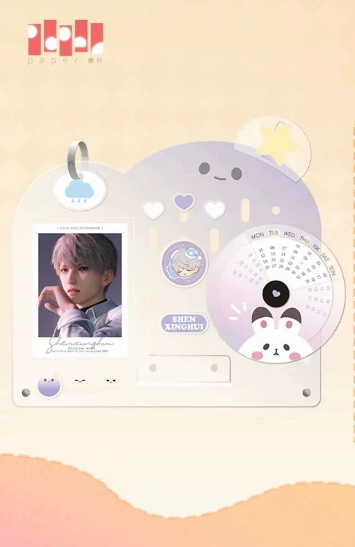 Love and Deep Space Xavier 2025 Memorial Desk Calendar Set