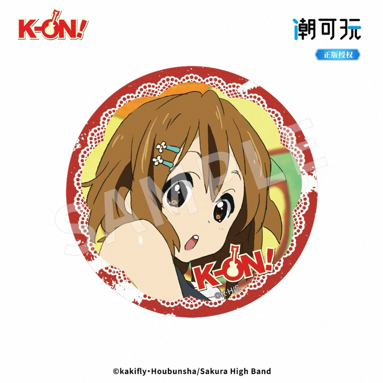 K-ON! Light Music Club Badge Blind Pack