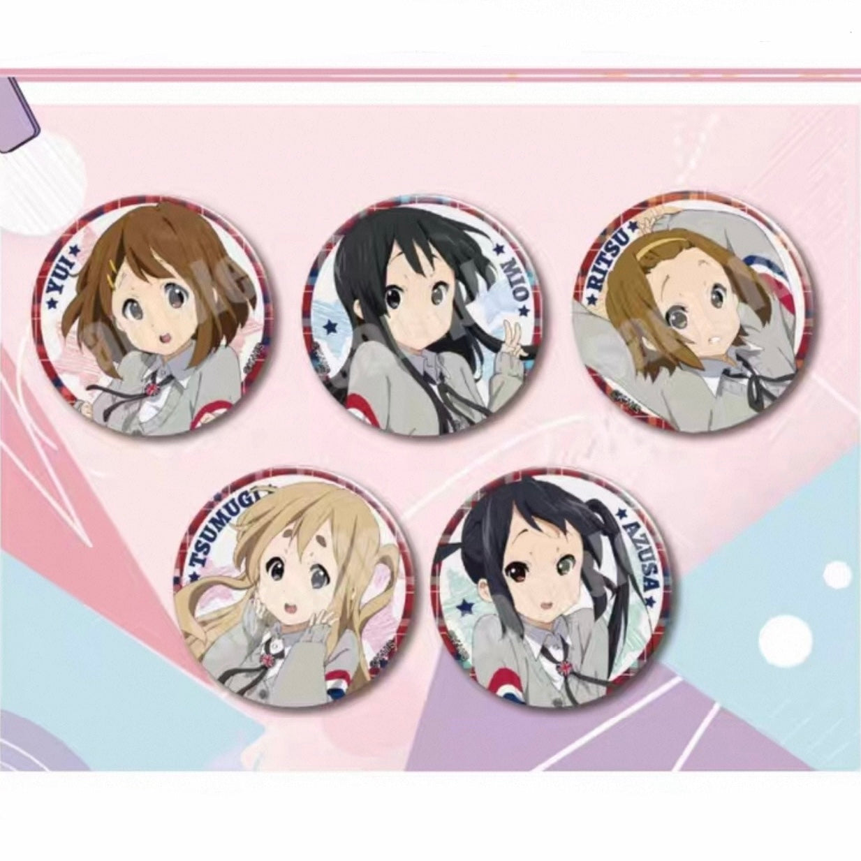 K-ON! The Movie Gingham Badge Blind Pack