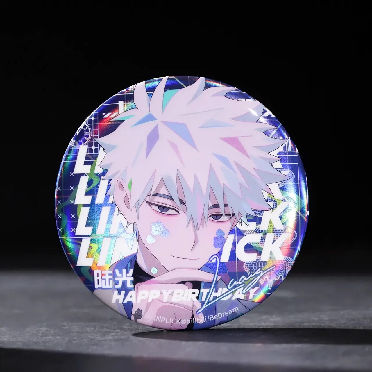 Link Click BEMOE Fancy Day Birthday Series - Lu Guang Can Badge