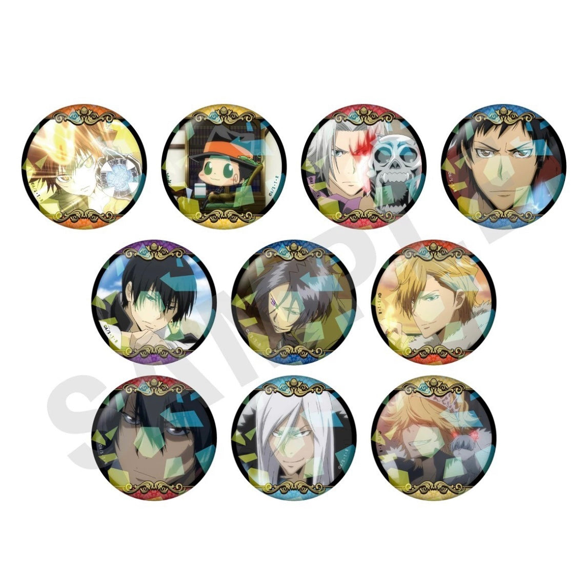 Hitman Reborn! COLY Favorite Series Can Badge Blind Pack