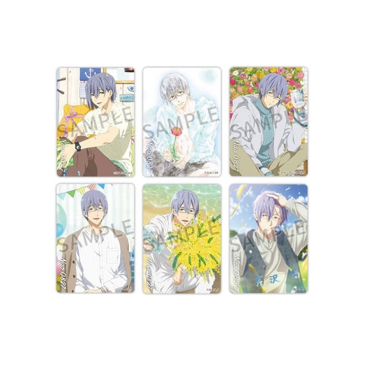 Free! Series Birthday Present Memorial Goods Photo Card Blind Pack