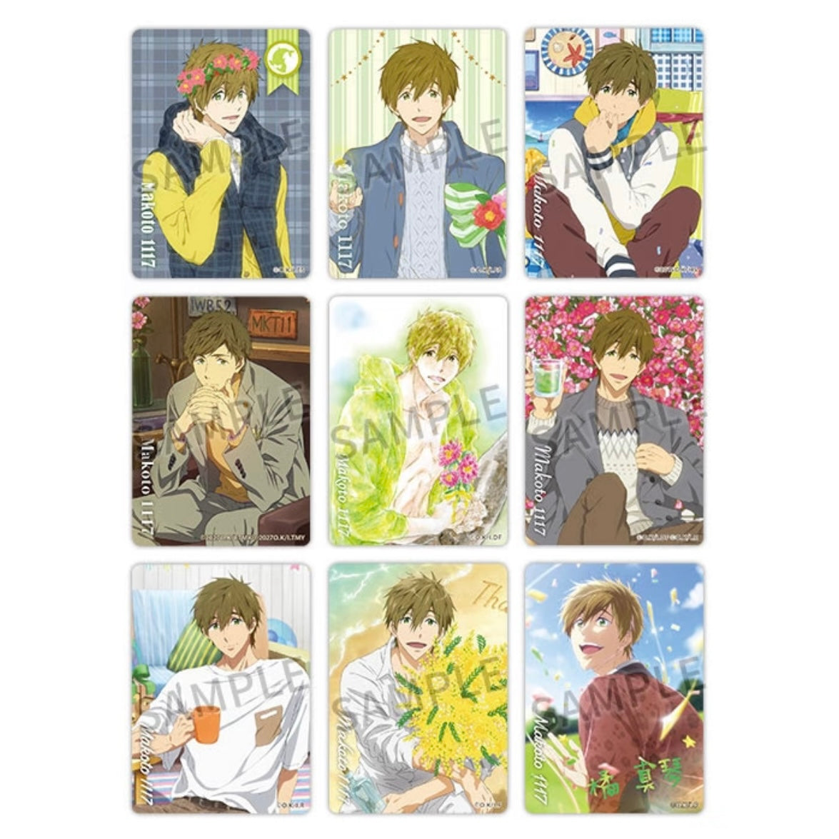 Free! Series Birthday Present Memorial Goods Photo Card Blind Pack