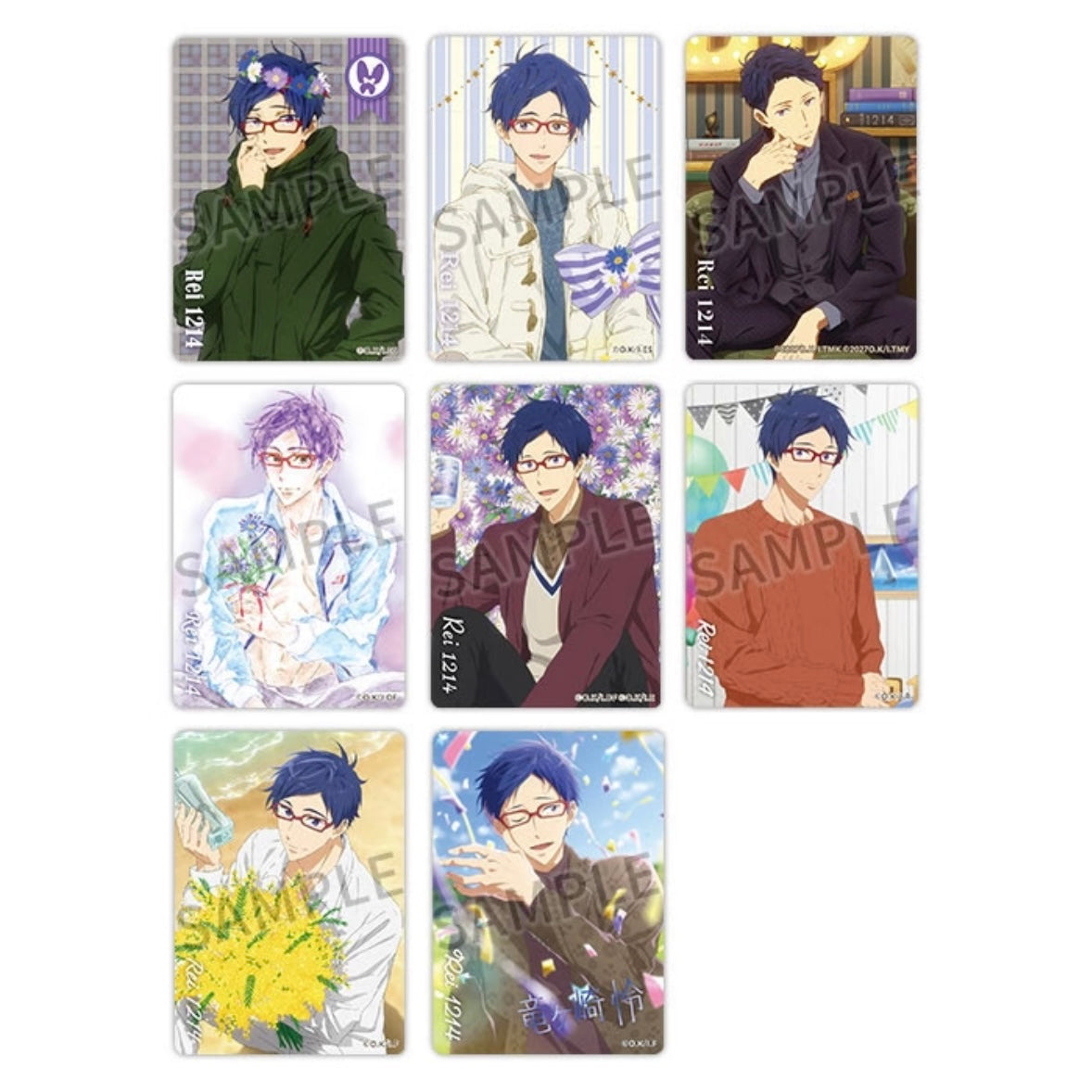 Free! Series Birthday Present Memorial Goods Photo Card Blind Pack