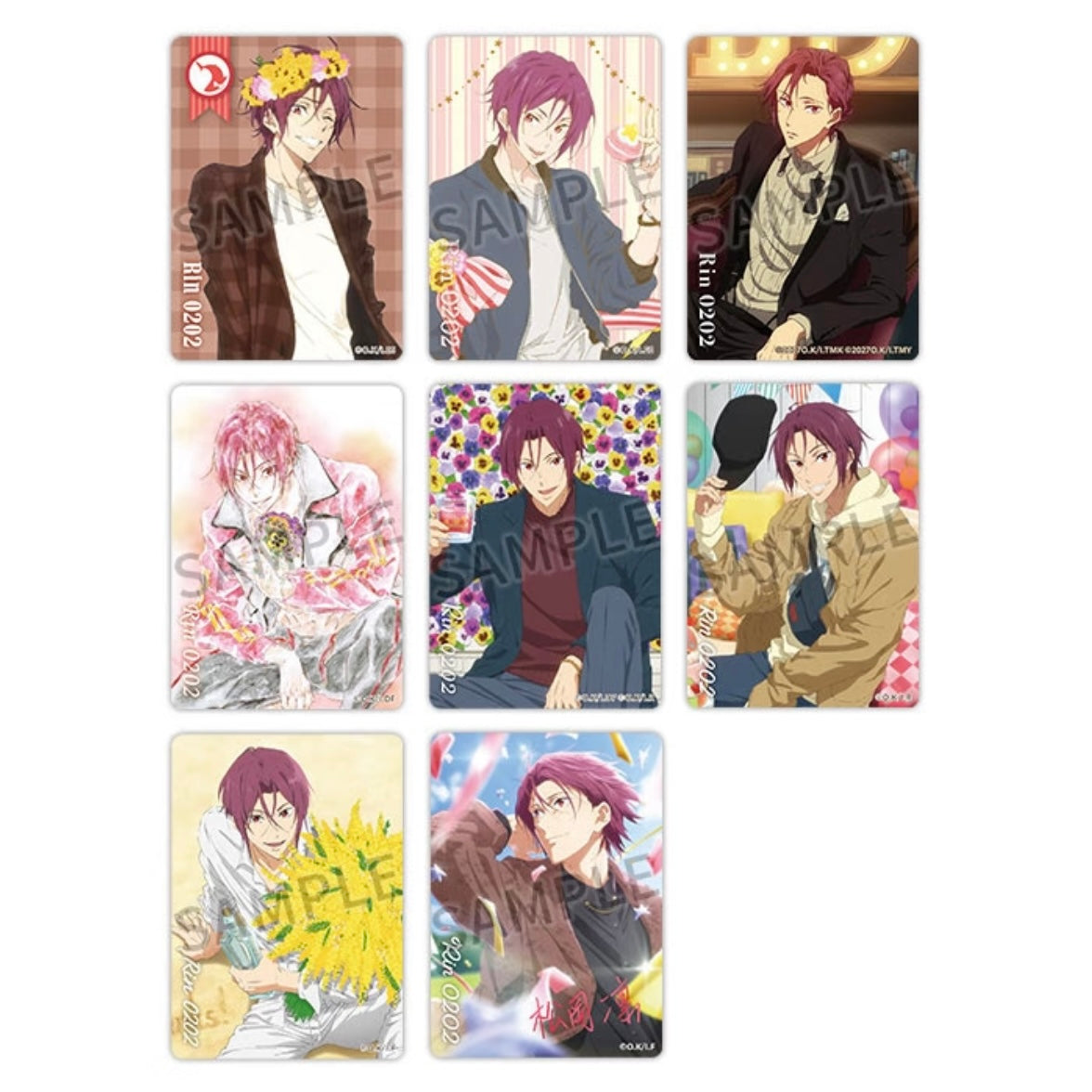 Free! Series Birthday Present Memorial Goods Photo Card Blind Pack