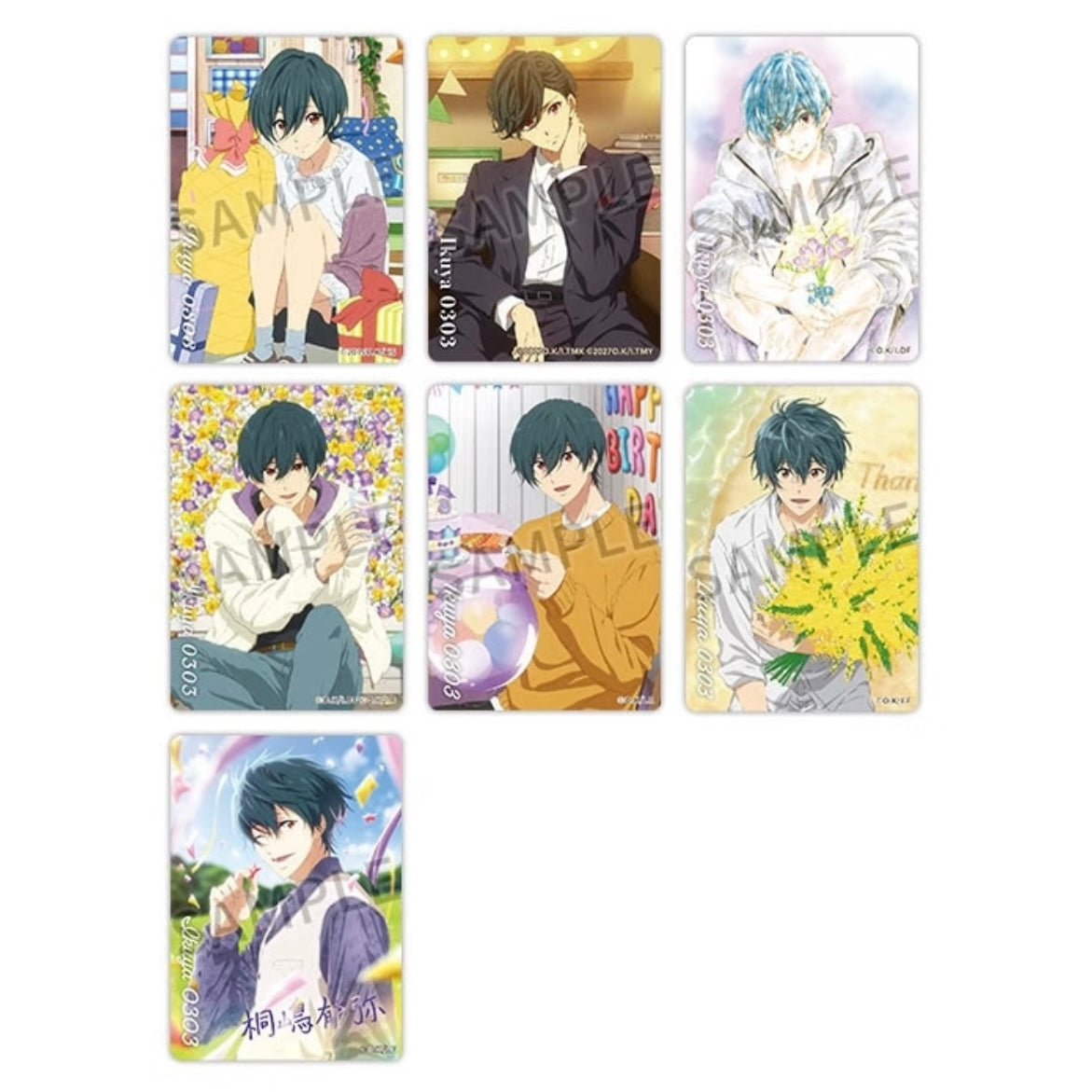 Free! Series Birthday Present Memorial Goods Photo Card Blind Pack