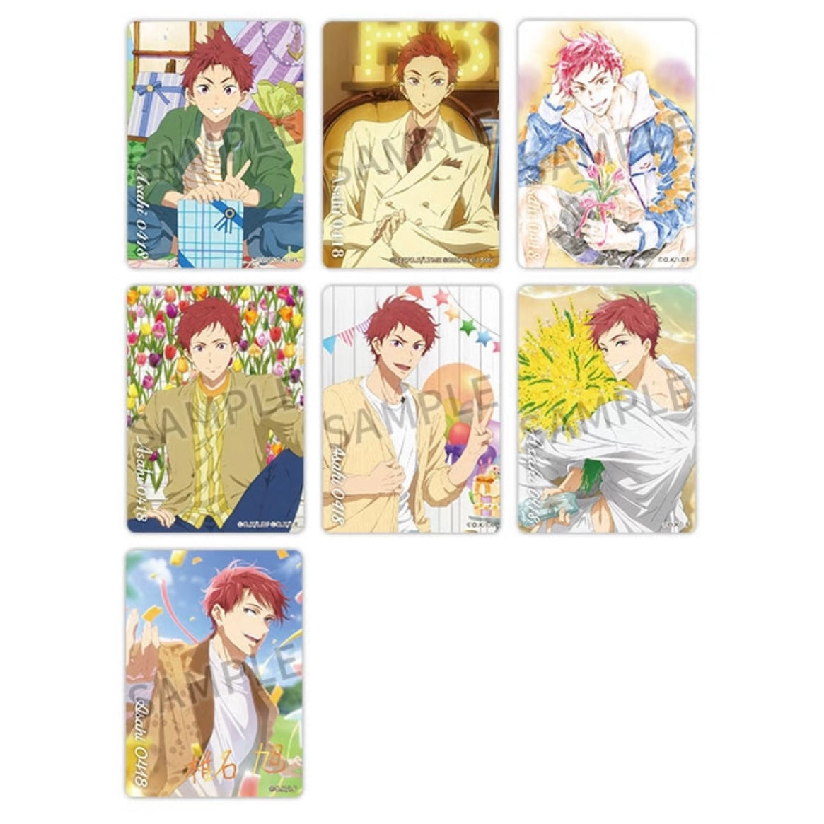 Free! Series Birthday Present Memorial Goods Photo Card Blind Pack