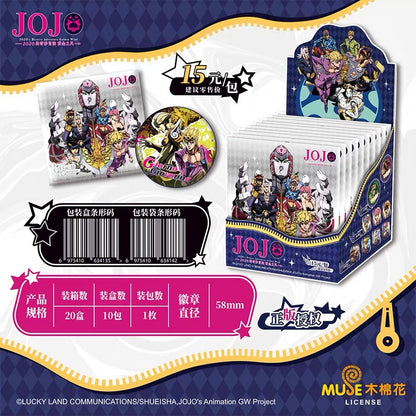 JoJo's Bizarre Adventure Gold Wind Series Badge - Blind Pack