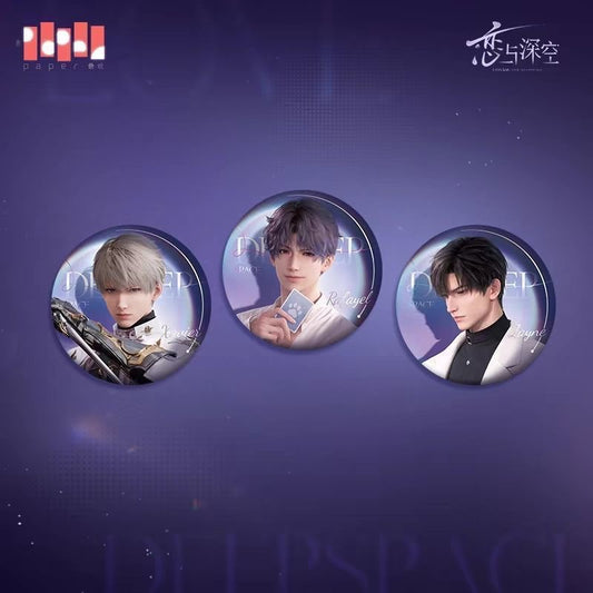 Love and Deepspace Light & Shadow Impression Series Silver Foil - Tinplate Badge
