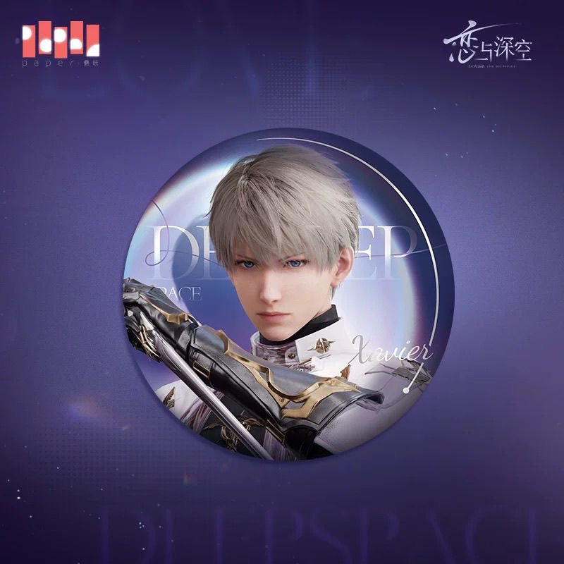 Love and Deepspace Light & Shadow Impression Series Silver Foil - Tinplate Badge