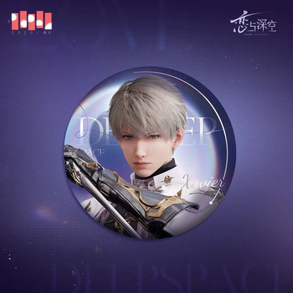Love and Deepspace Light & Shadow Impression Series Silver Foil - Tinplate Badge