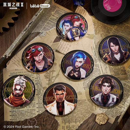 bilibiliGoods | League of Legends: Arcane 75mm Tin Badge - Blind Pack