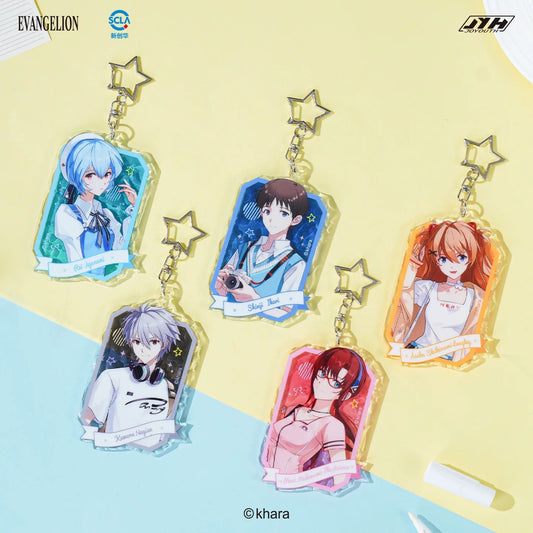 Evangelion Day Off Acrylic Keychain - Blind Pack