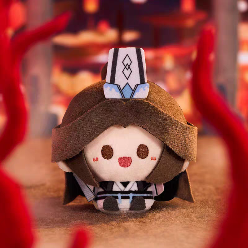 Heaven Official’s Blessing Animation Cute Ghost Market Series Round Plushy Keychain - Blind Box