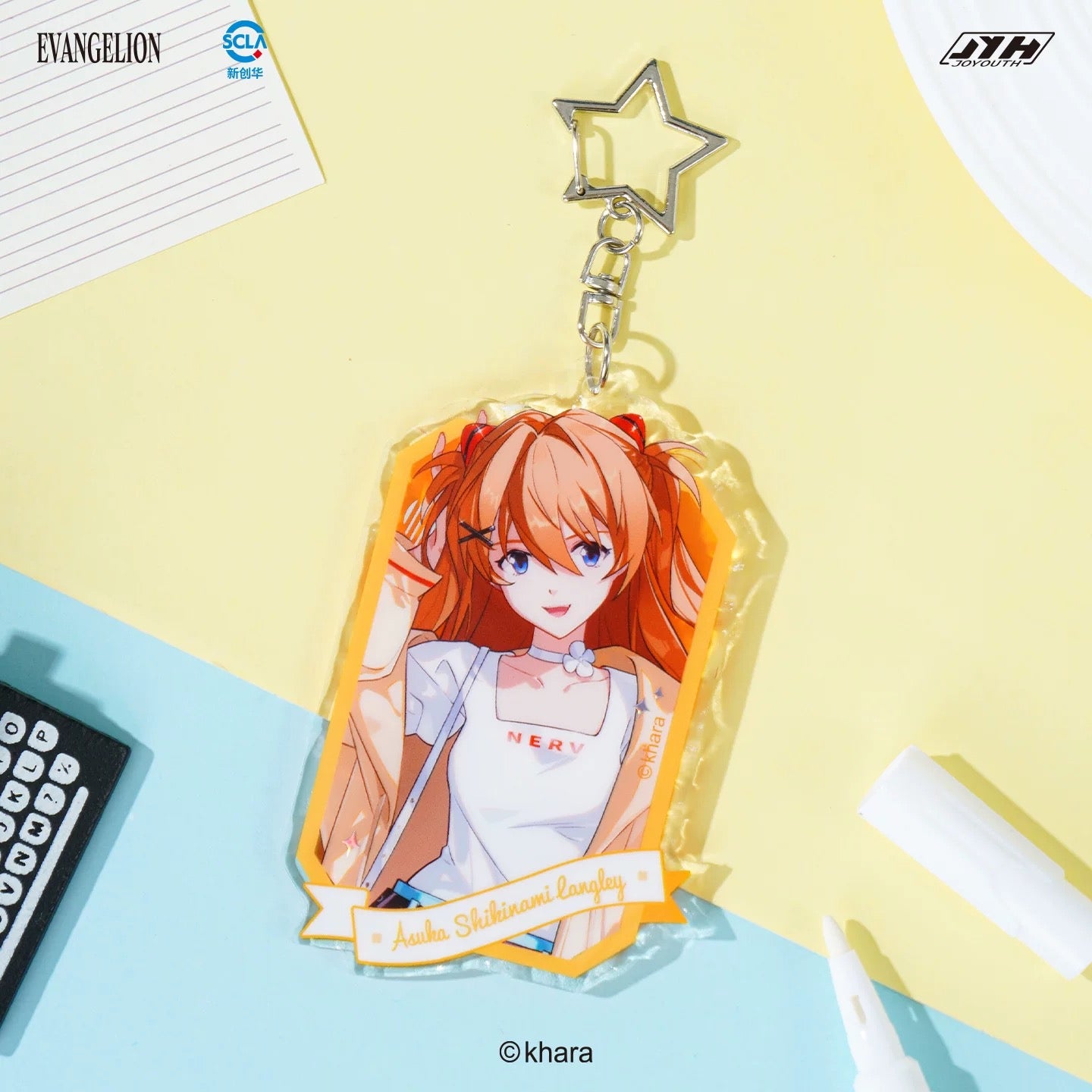 Evangelion Day Off Acrylic Keychain - Blind Pack
