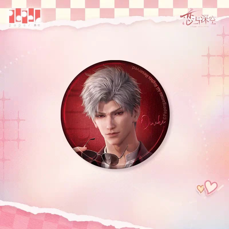 Love and Deepspace “Whispers by the Heart” Series Tin Badge