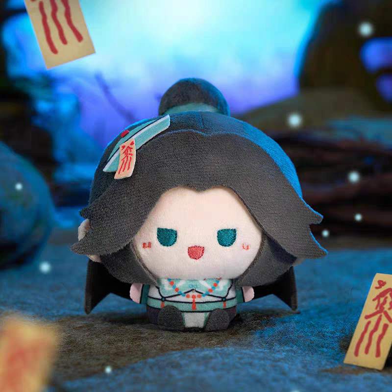Heaven Official’s Blessing Animation Cute Ghost Market Series Round Plushy Keychain - Blind Box