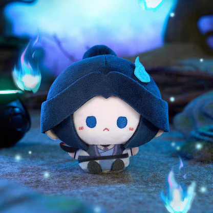 Heaven Official’s Blessing Animation Cute Ghost Market Series Round Plushy Keychain - Blind Box