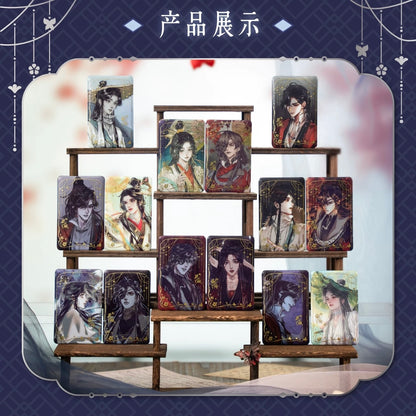 Heaven Official’s Blessing Bead Curtain Reflection Series Square Tinplate Badge - Blind Pack