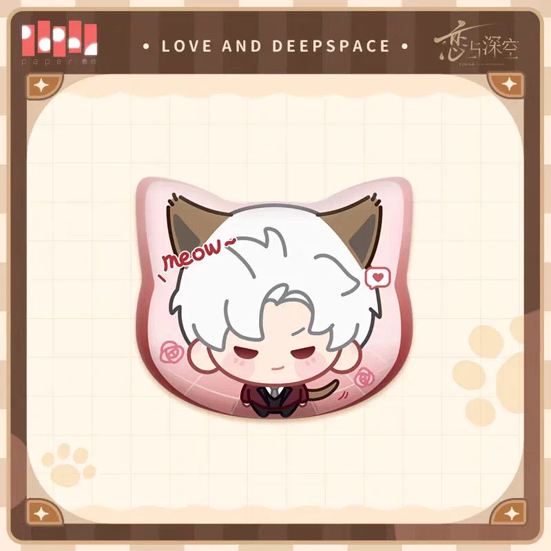 Love and Deepspace “The Cat Misses You” Series Chibi Tin Badge