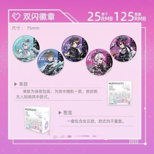 Nijisanji Dimensional Lollipop Collaboration Badge - Blind Pack