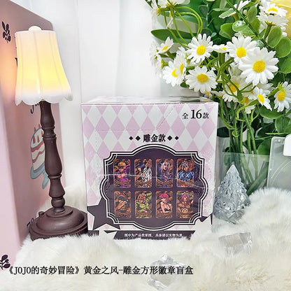 JoJo’s Bizarre Adventure: Golden Wind Engraved Square Tin - Badge Blind Pack