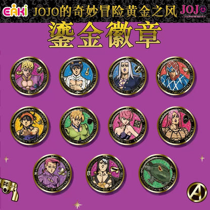 JOJO’s Bizarre Adventure Golden Wind Gilded Badge - Blind Pack