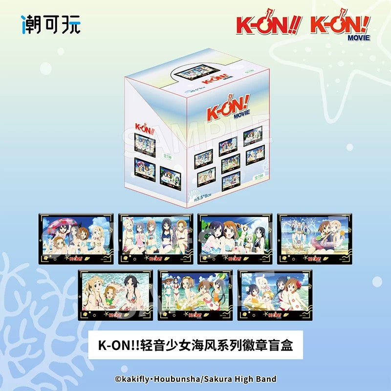 K-ON! The Movie Seabreeze Series Tinplate Badge - Blind Pack