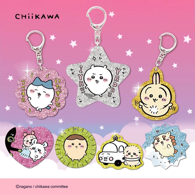 Chiikawa Glitter Acrylic Keychain Vol. 4 - Blind Pack