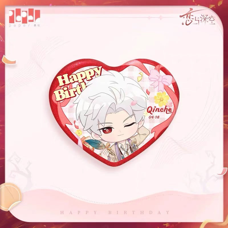 Love and Deepspace 2025 Birthday Chibi - Tin Badge