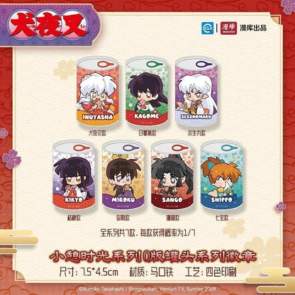 Inuyasha Rest Time Series Chibi Can Badge - Blind Pack