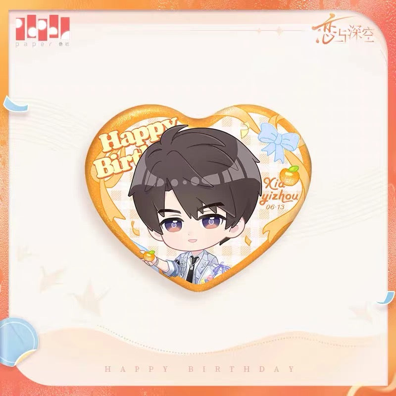 Love and Deepspace 2025 Birthday Chibi - Tin Badge