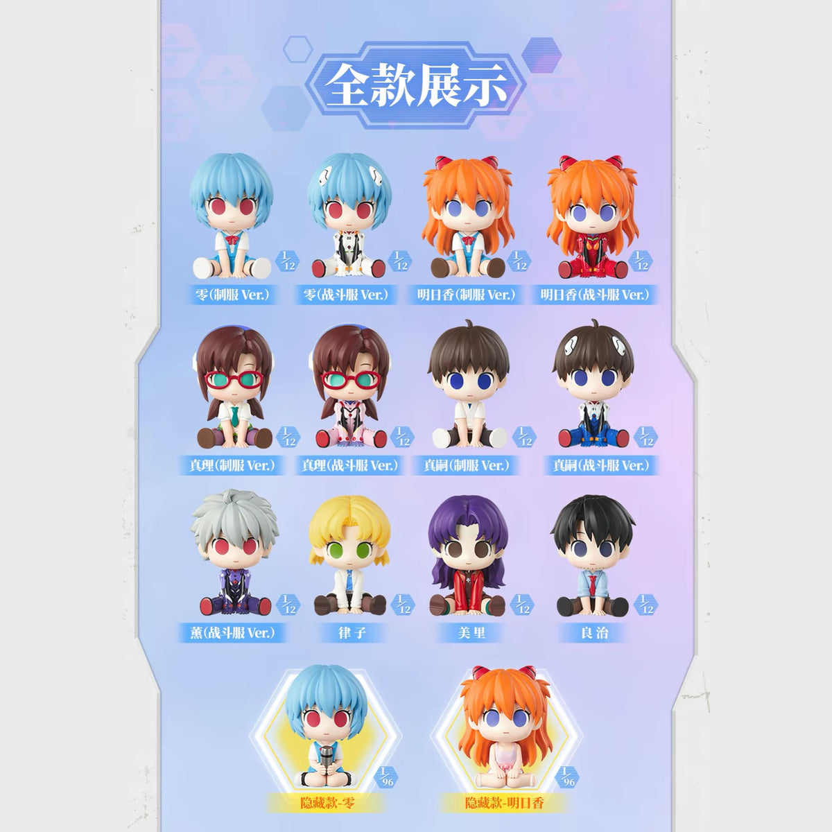 EVANGELION Cute Twist Series Vol. 1: Tiny Moe Instrumentality Project - Blind Box