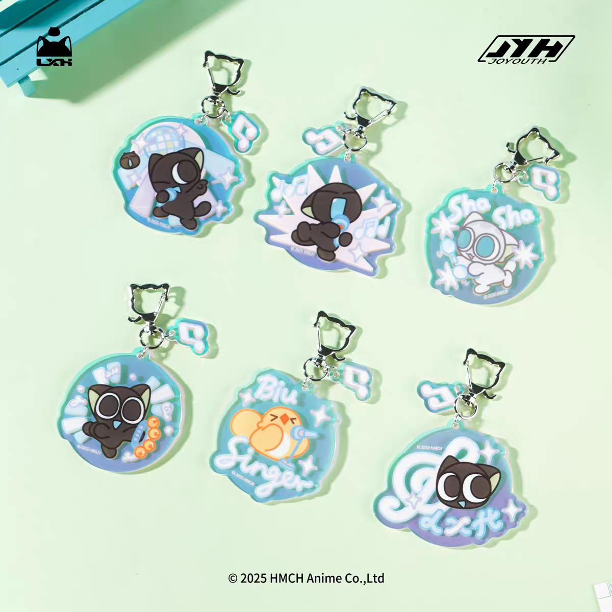 The Legend of Hei Sing Meow Series - Acrylic Keychain