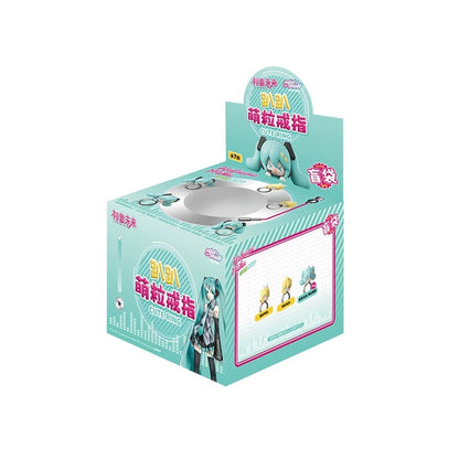 Hatsune Miku Lying Chibi Bead Ring - Blind Pack