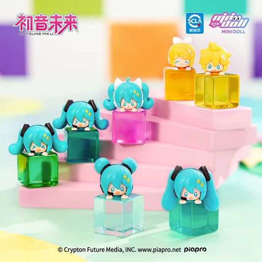 Hatsune Miku Lying Chibi Bead Ring - Blind Pack