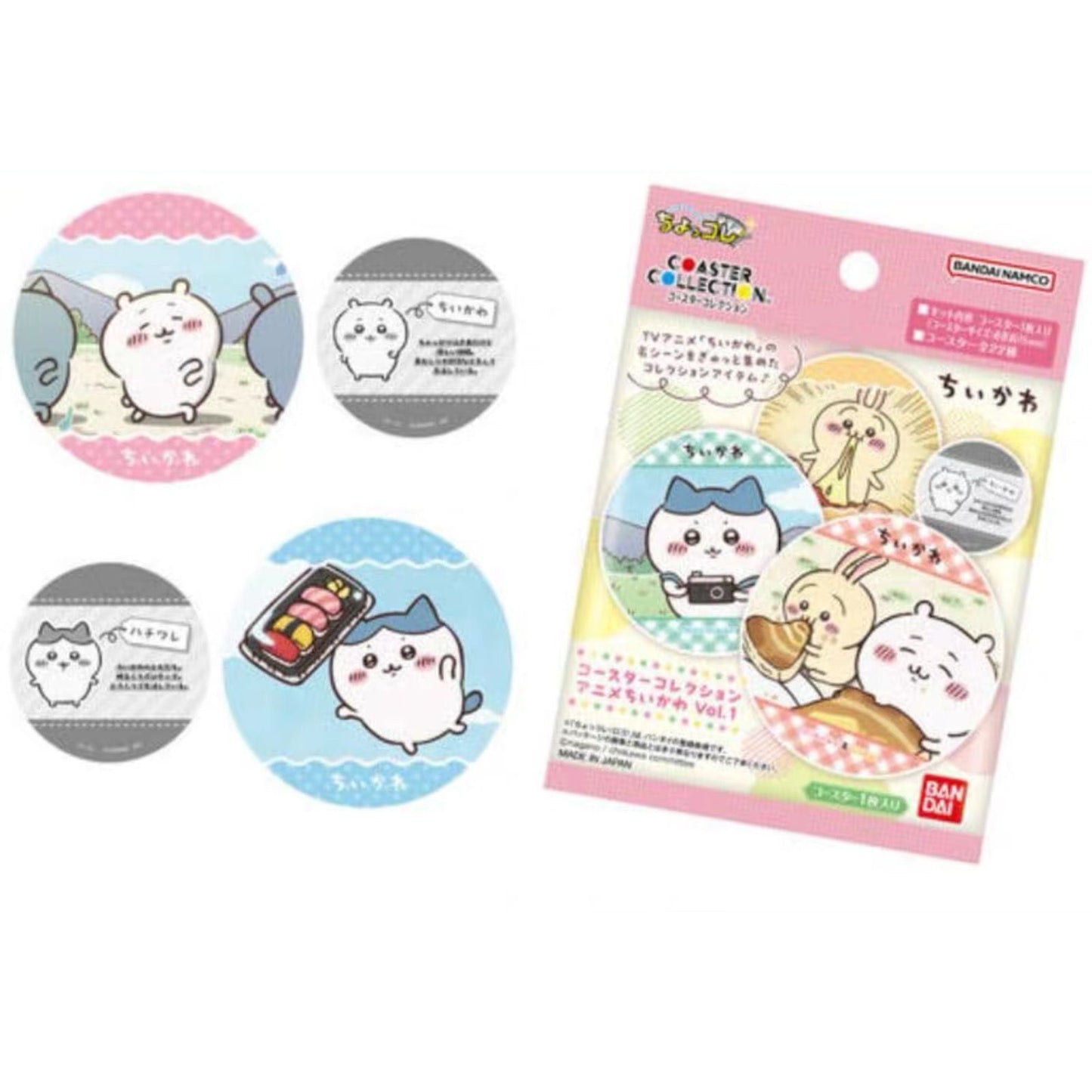 Chiikawa Animation Coaster Series Vol.1 - Blind Pack