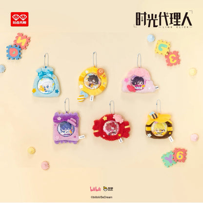 LINK CLICK Colorful Candy Series Plush Badge Cover Set - Blind Box